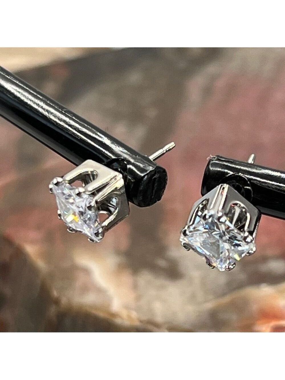 Swarovski Crystals Statement Post Earrings - Picture 3 of 14